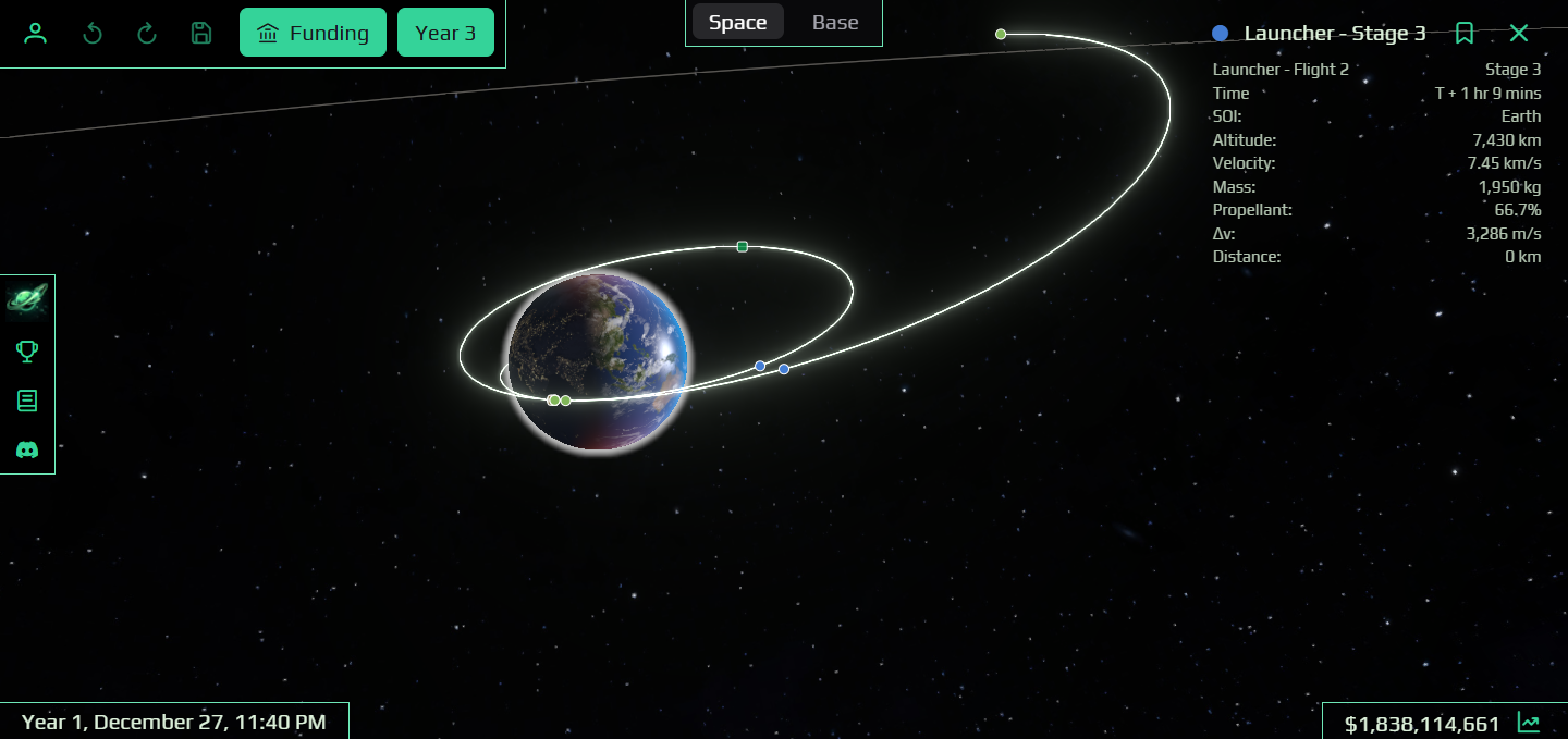 3D Space view